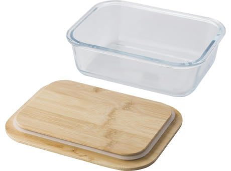 Lunchbox Nicole | Glas | Bambusdeckel | 900 ml