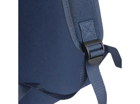 Rolltop-Rucksack Thaddeus aus recyceltem Poly-Baumwollgewebe (330 g/m2)