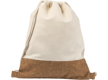 Rucksack Tianna | Baumwolle 250 g/m² | Kork | 1,2 l