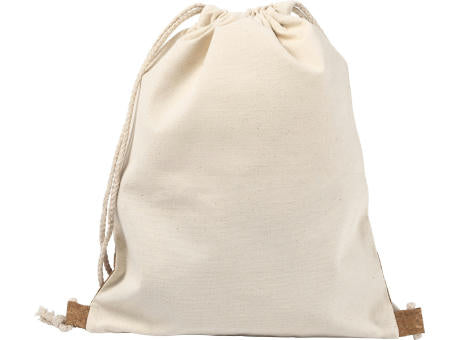 Rucksack Tianna | Baumwolle 250 g/m² | Kork | 1,2 l