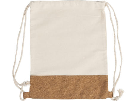 Rucksack Tianna | Baumwolle 250 g/m² | Kork | 1,2 l