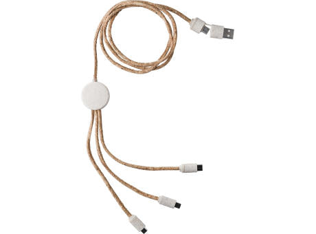 Ladekabel | Kork | 4-in-1 | 1,20 m