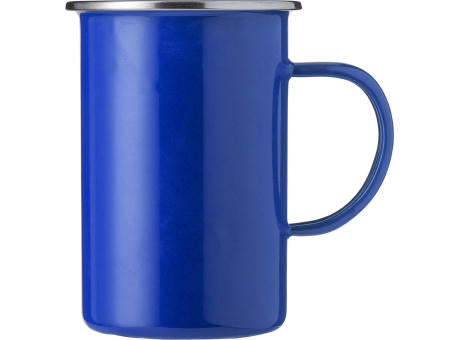 Emaille-Tasse Ayden | Edelstahlrand | 450 ml