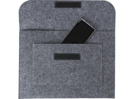 Dokumenthülle Riley | Recycelter Filz | Klettverschluss