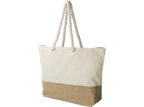 Einkaufstasche Diego | Baumwolle 280 g/m² | Juteboden