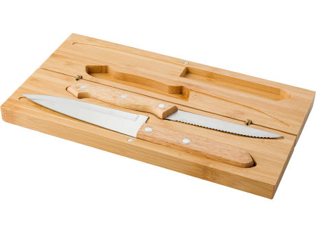 Messerset Tony | Bambus | 2 St. | Magnetbox