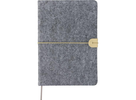 Notizbuch aus recyceltem Filz (A5) Dario Original
