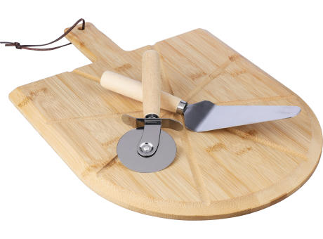Pizzabrett Vale | Bambus | Mit Schneider und Spatula