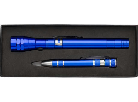 Taschenlampe und Schraubendreher Olivia | Aluminium | 2-in-1