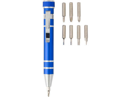 Taschenlampe und Schraubendreher Olivia | Aluminium | 2-in-1
