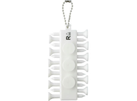 Golftee-Set Aveline aus recyceltem ABS