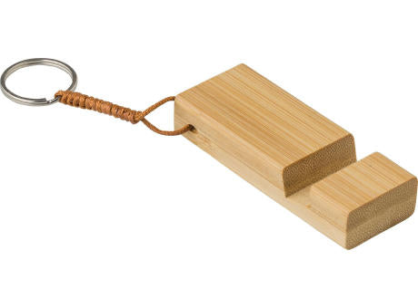 Schlüsselring-Handyhalter Kian | Bambus