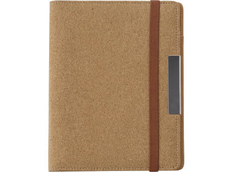 Portfolio Loretta | Kork | A5 | Gummibandverschluss