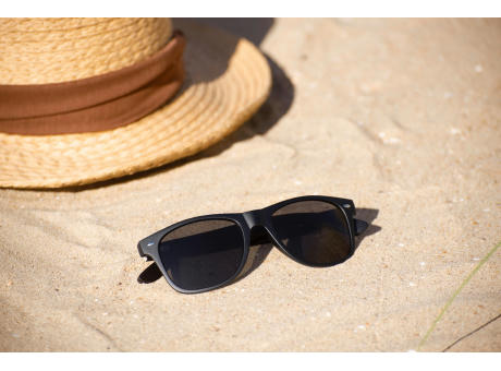Sonnenbrille Jaxon | Kunststoffrahmen und Bambusbügel | UV400