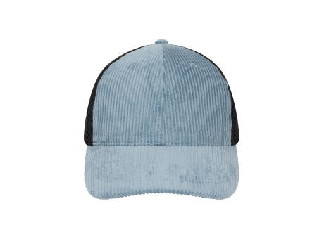 6 Panel Corduroy-Mesh Cap  Organic Cotton - Stylische 6 Panel Mesh Cap aus hochwertigem Bio-Baumwoll Cordwebstoff und weichem Meshmaterial