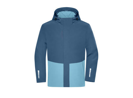 Workwear Hardshell Rainjacket - Funktionelle Regenjacke mit farblich abgesetzten Details