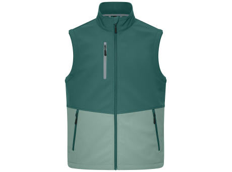 Workwear Softshell Vest - Funktionelle Softshellweste mit farblich abgesetzten Details