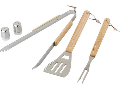Grillset Hugo | Edelstahl | Schürze
