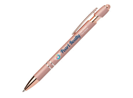 Prince Softy Roségold Metallic Kugelschreiber - m/Stylus