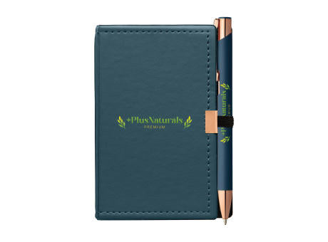Caddy Notizbuch & Crosby Roségold Kugelschreiber - Geschenkset
