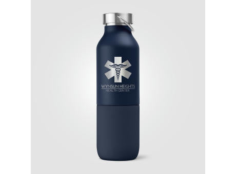 Freya Duo - 2-in-1 590 ml Recycling-Edelstahlflasche - Doppelwandig mit 325 ml Becher