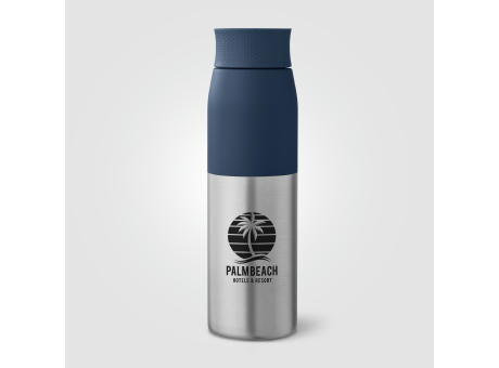 Borealis Recycling-Edelstahlflasche mit Drehverschlu650 ml