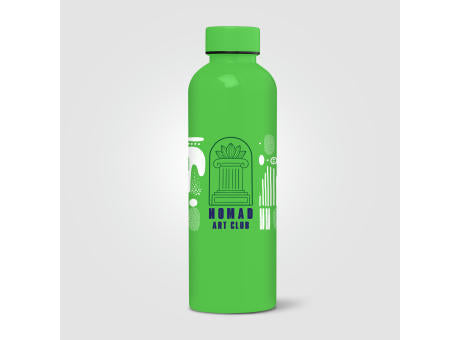 Norden Trinkflasche in glänzender Monochrom-Optik und wasserdicht aus rPET - 680 ml