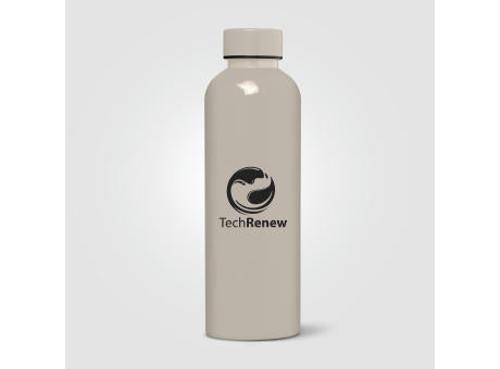 Norden Trinkflasche in glänzender Monochrom-Optik und wasserdicht aus rPET - 680 ml