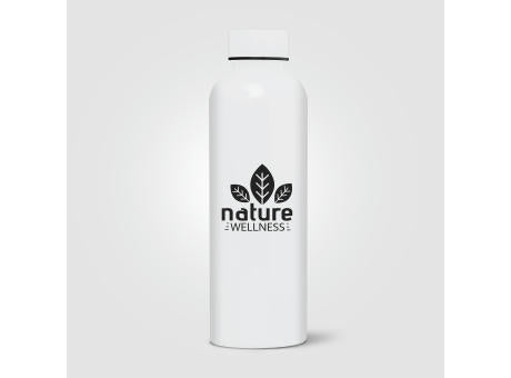 Norden Trinkflasche in glänzender Monochrom-Optik und wasserdicht aus rPET - 680 ml