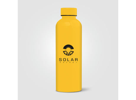 Norden Trinkflasche in glänzender Monochrom-Optik und wasserdicht aus rPET - 680 ml