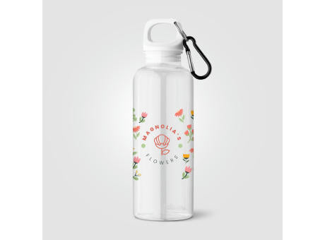 Doli Fahrradflasche mit Schraubverschluss und Karabinerclip aus rPET – 500 ml