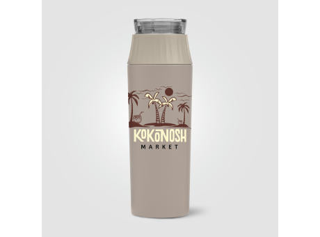 Majesty Recycling-Edelstahlflasche mit wasserdichtem Verschlu590 ml