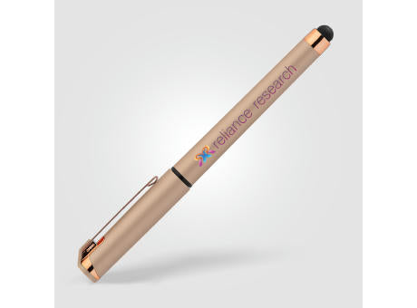 Islander Softy Roségold Designer Metallic Gelschreiber - m/Stylus