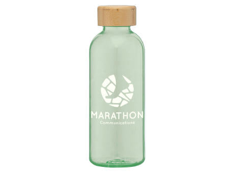 Strom - 650 ml rPET Trinkflasche mit Bambus-Deckel
