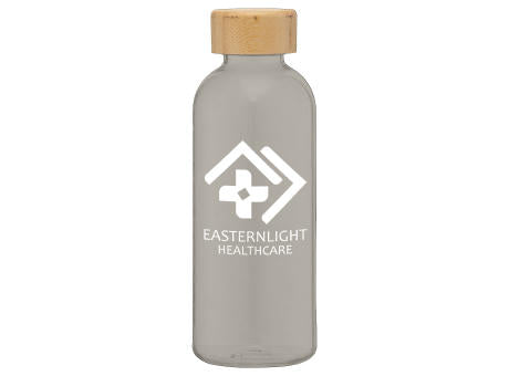 Strom - 650 ml rPET Trinkflasche mit Bambus-Deckel