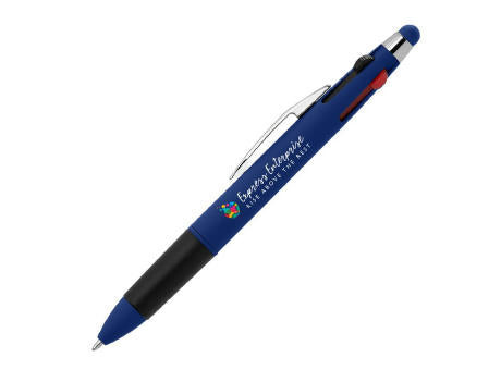 Quattro Softy Multi-Tinten Kugelschreiber - m/Stylus
