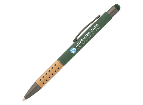 Bowie Bamboo Griff Kugelschreiber - m/Stylus