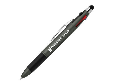 Quattro Softy Metallic Multi-Tinten Kugelschreiber - m/Stylus