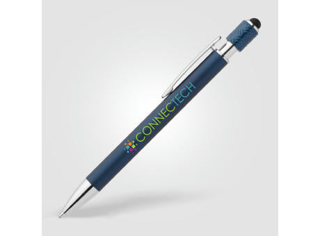 Wave Spinner Kugelschreiber aus Aluminium - m/Stylus