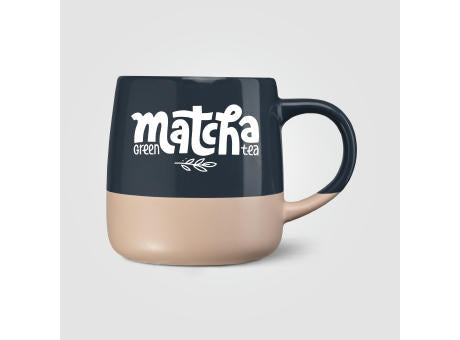 Atlas Keramiktasse mit Farbblock-Design - 445 ml