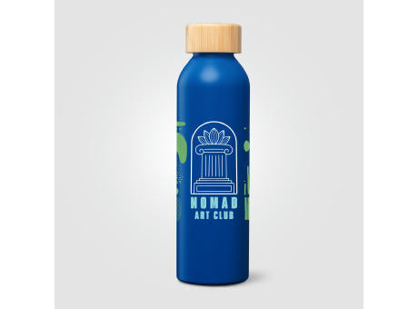 Eden Trinkflasche mit Bambusverschluss aus recyceltem Edelstahl - 590 ml