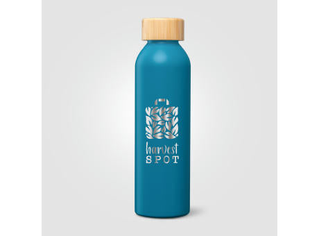 Eden Trinkflasche mit Bambusverschluss aus recyceltem Edelstahl - 590 ml