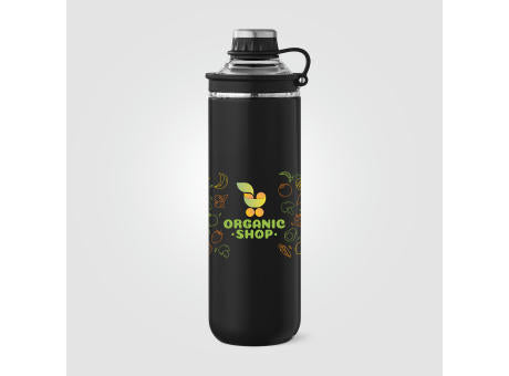 Oasis Recycling-Edelstahlflasche mit Verschluss-Griff - 680 ml
