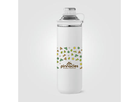 Oasis Recycling-Edelstahlflasche mit Verschluss-Griff - 680 ml