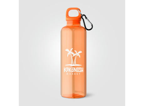 Doli Fahrradflasche mit Schraubverschluss und Karabinerclip aus rPET  – 740 ml