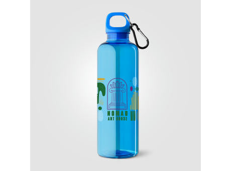 Doli Fahrradflasche mit Schraubverschluss und Karabinerclip aus rPET  – 740 ml