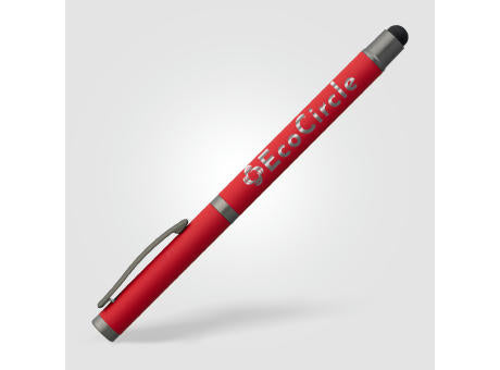 Bowie Gelschreiber mit Stylus aus recyceltem Aluminium