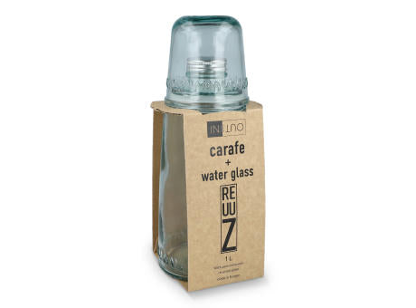 InSideOut Recyceltes Glas-Getränkeset ReuuZ 1 l
