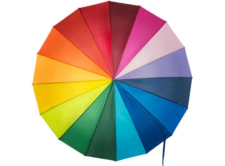 Regenbogenregenschirm Haya | 190T
