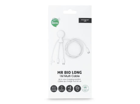 Xoopar Mr. Bio Long Multi-Kabel USB-C 1 Meter
